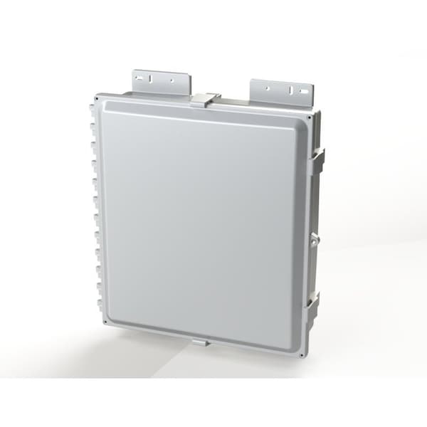 Quick Release Padlock Hasp Electrical Enclosures, 19.41 in H, 5.41 in D, 17.41 in W, Polycarbonate